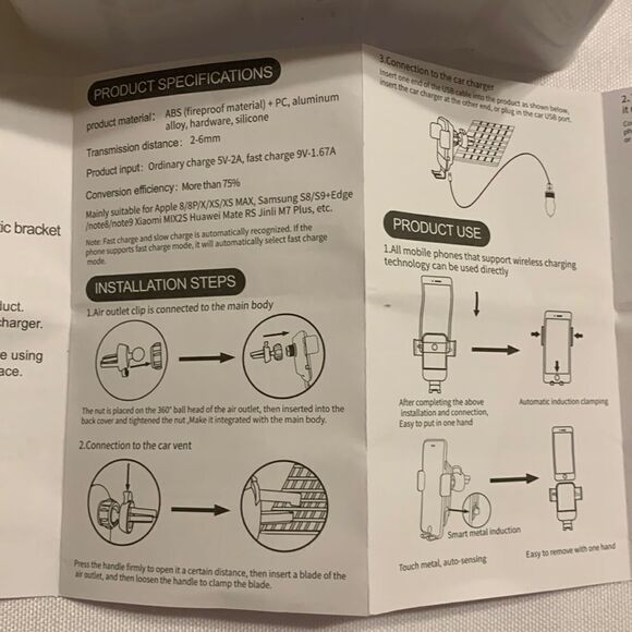 Adjustable auto phone holder - Picture 2 of 3